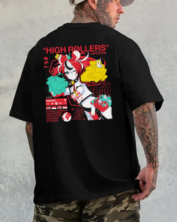 High Rollers Let’s Soar Psycho Hakos Baelz Hololive EN T Shirt
