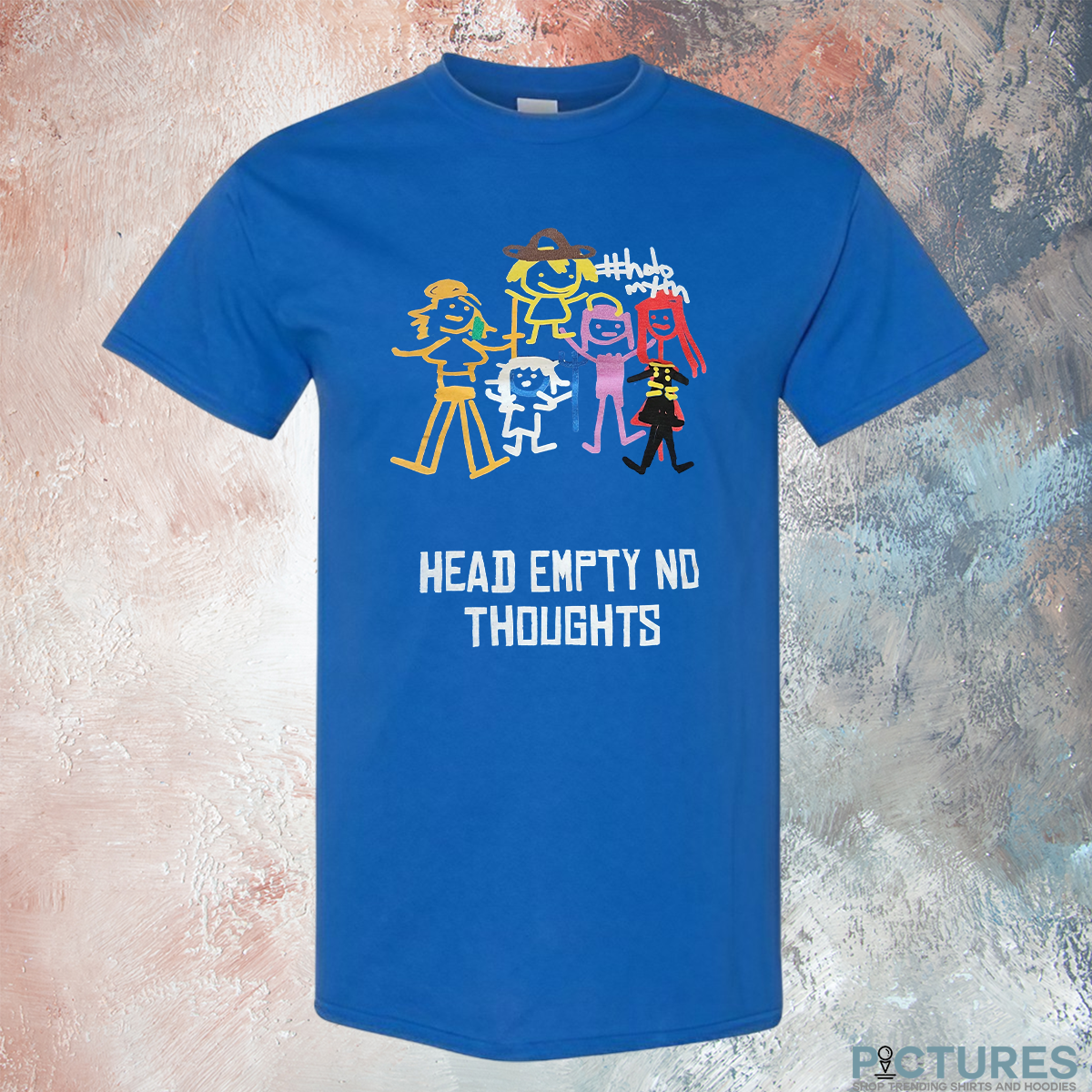 Hololive Myth Head Empty No Thoughts T Shirt