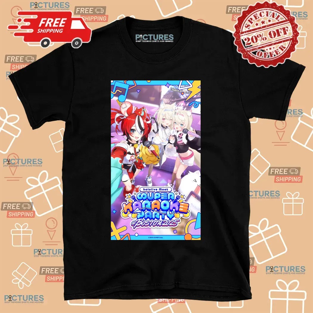 Hololive Meet Super Karaoke Party Boston 2025 T Shirt