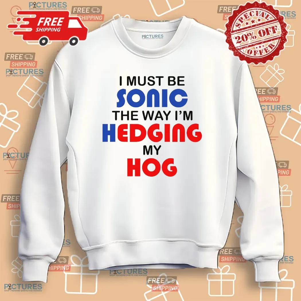 I Must Be Sonic The Way I'm Hedging My Hog Game Lover T Shirt