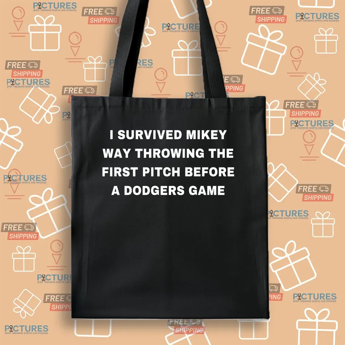 I Survived Mikey Way Throwing The First Pitch Before A Dodgers Game T Shirt