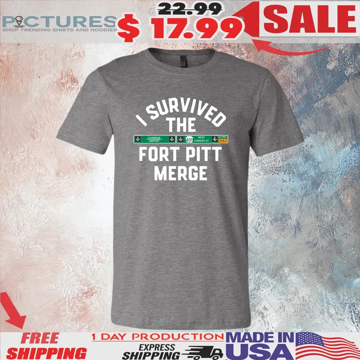 I Survived The Fort Pitt Merge T Shirt