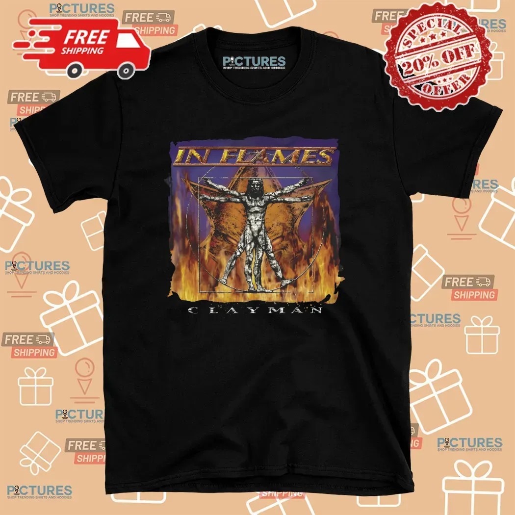 In Flames Clayman Tracklist T Shirt