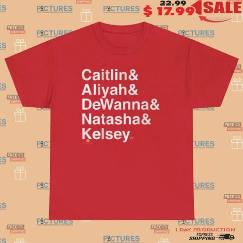 Indiana Fever WBB Ampersand Stars 2025 Players T Shirt