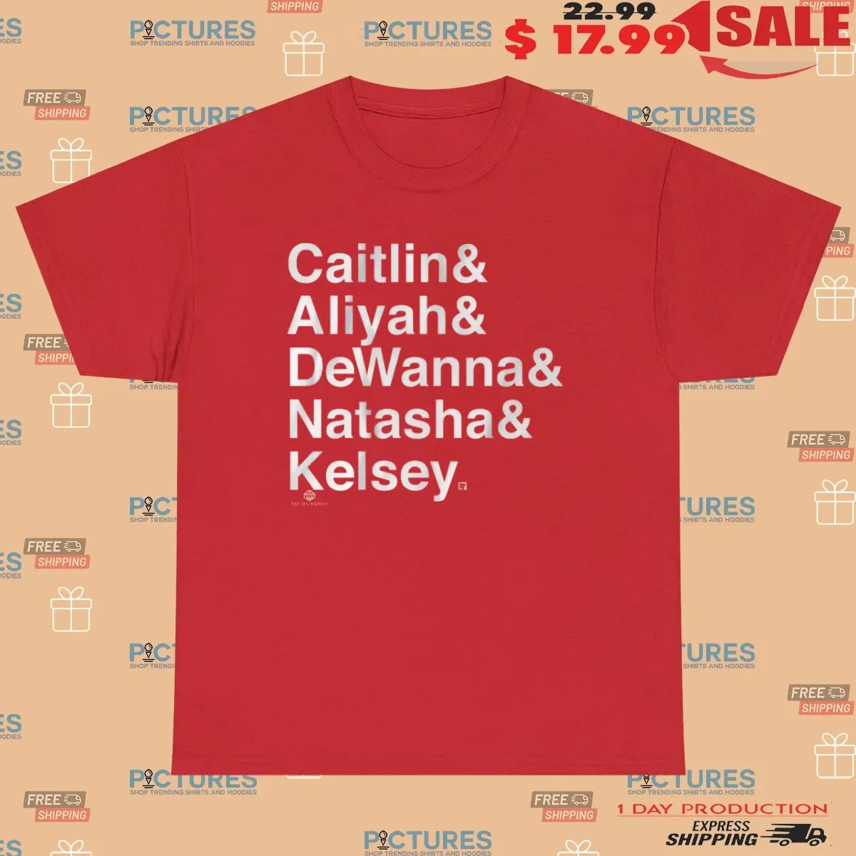 Indiana Fever WBB Ampersand Stars 2025 Players T Shirt