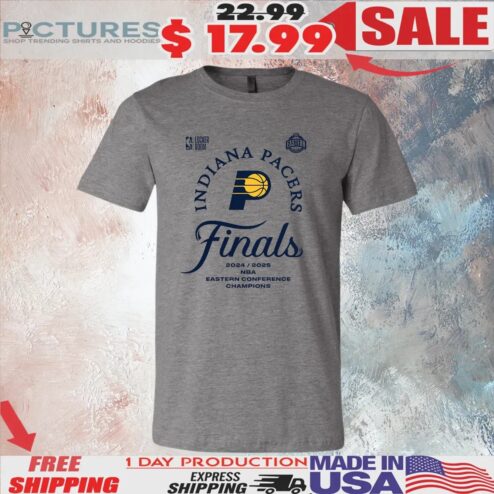 Indiana Pacers 2025 NBA Eastern Conference Champions Backcourt Violation Locker Room T Shirt