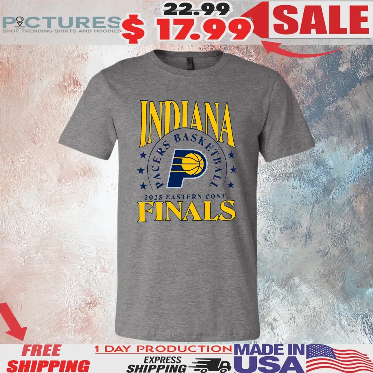 Indiana Pacers Basketball 2025 Eastern Conference Finals Matchup T Shirt