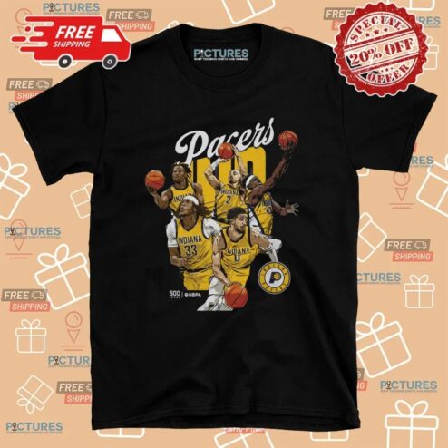 Indiana Pacers Starting 5 Player NBA Finals Game T Shirt