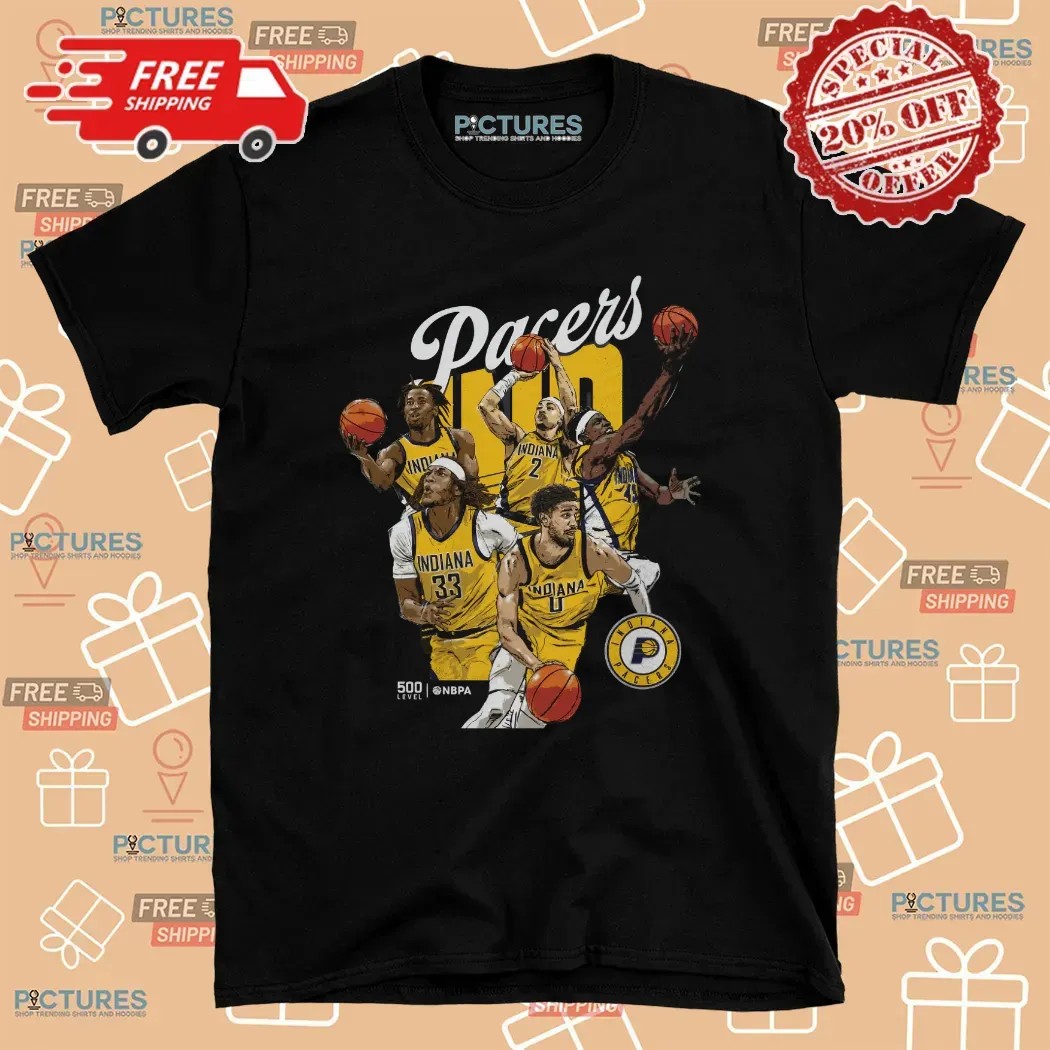 Indiana Pacers Starting 5 Player NBA Finals Game T Shirt