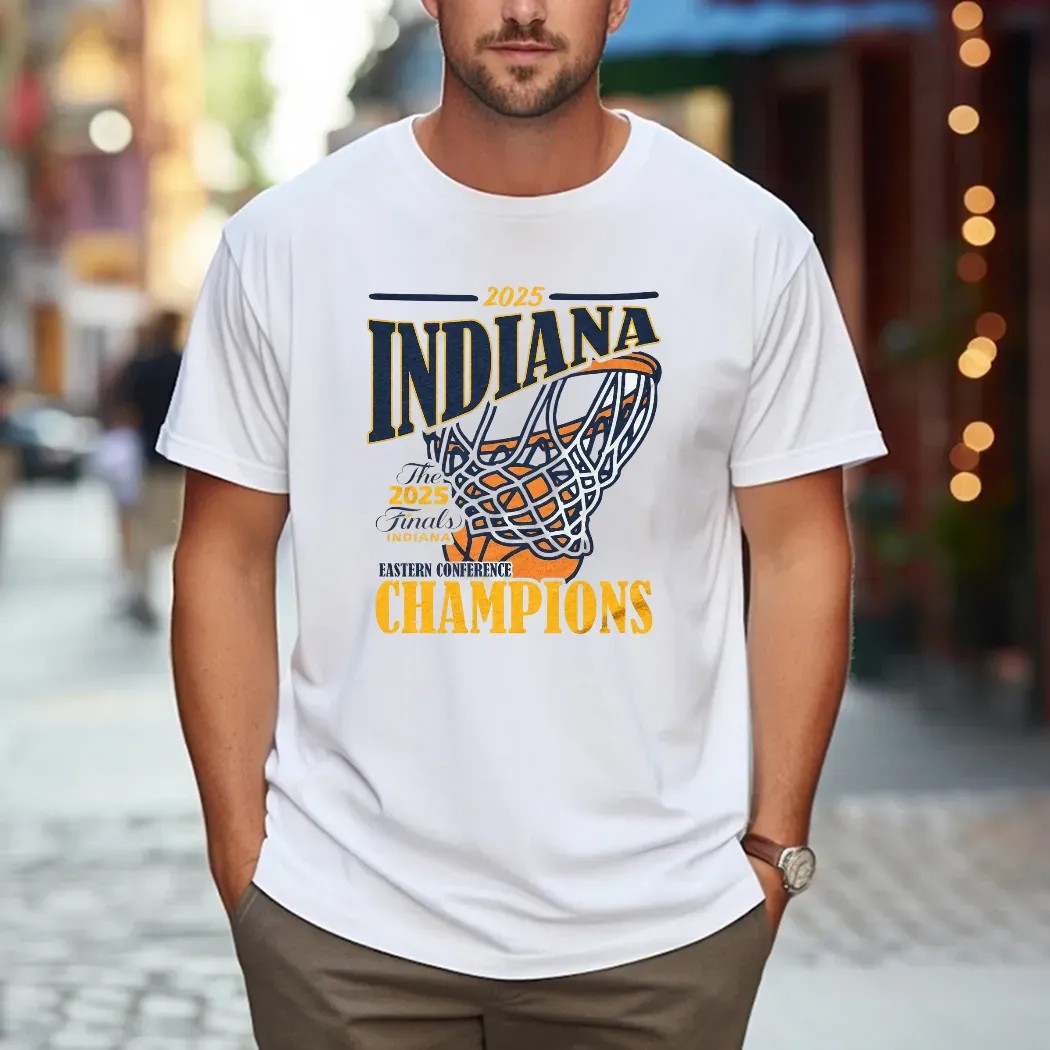 Indiana Pacers The 2025 Finals Eastern Conference Champions T Shirt Indiana Pacers The 2025 Finals Eastern Conference Champions T Shirt