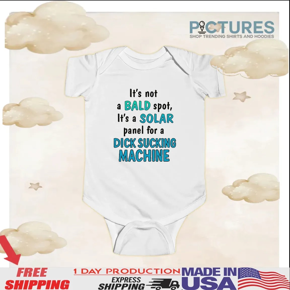 It's Not A Bald Spot It's A Solar Panel For A Dick Sucking Machine T Shirt