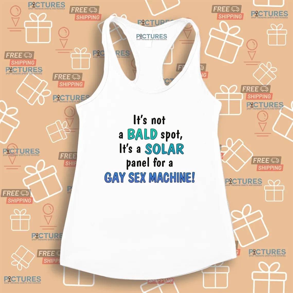 It's Not A Bald Spot It's A Solar Panel For A Gay Sex Machine T Shirt