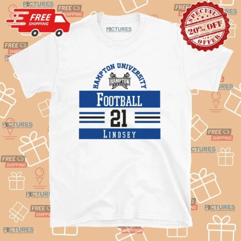 JaSean Lindsey Hampton Pirates NCAA Football T Shirt