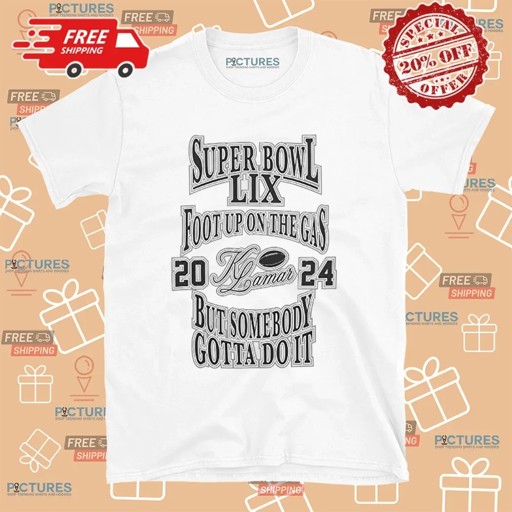 Jacob Elordi Wearing Kendrick Lamar’s SuperBowl LIX Foot Up On The Gas T Shirt