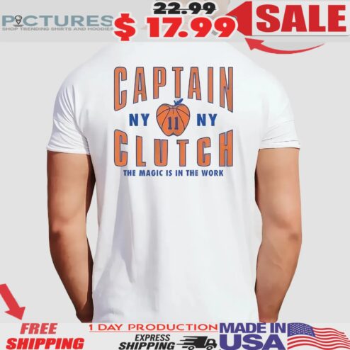 Jalen Brunson Captain Clutch The Magic Is In The Work T Shirt