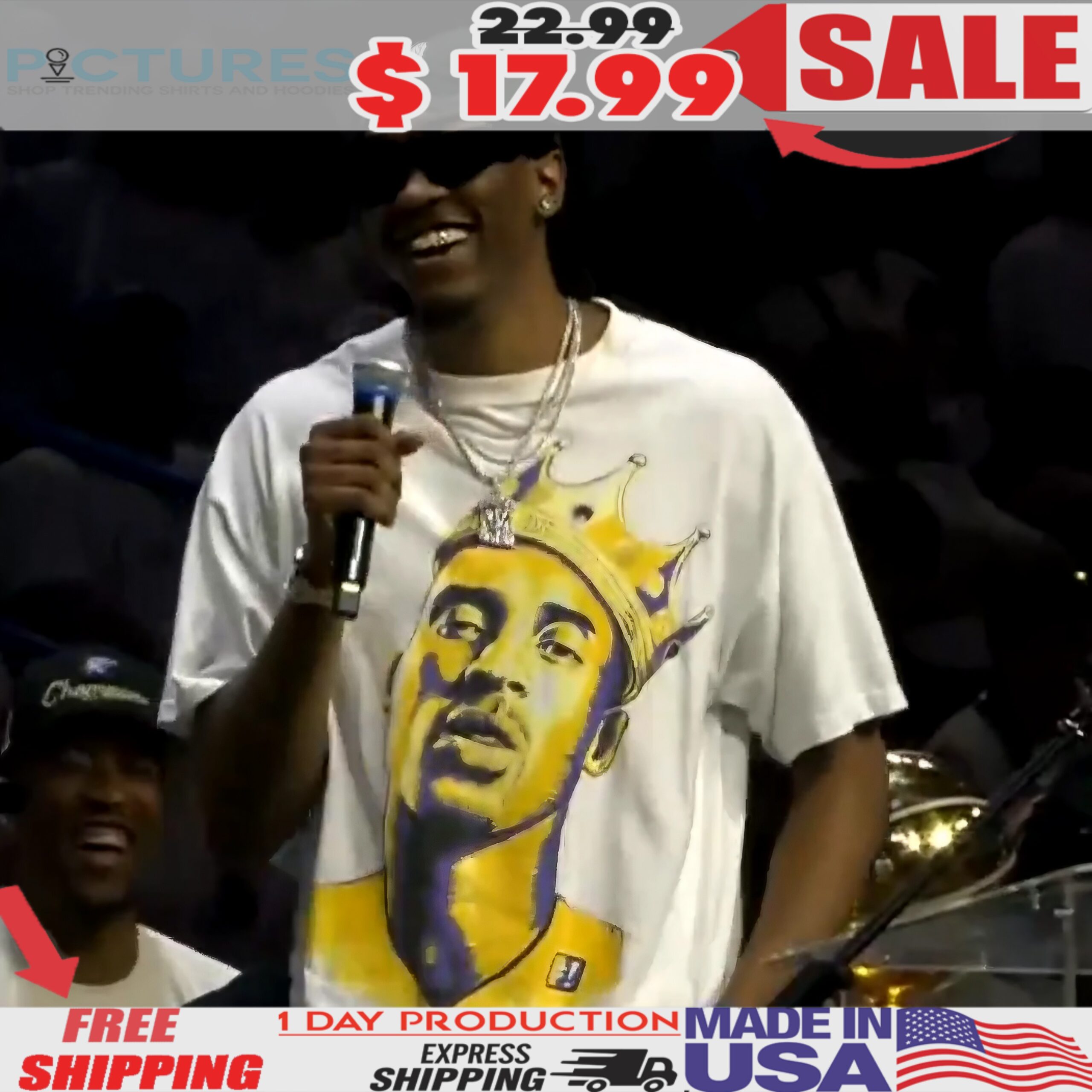 Jalen Williams At Thunder's Championship Parade Wearing Kobe Bryant T Shirt
