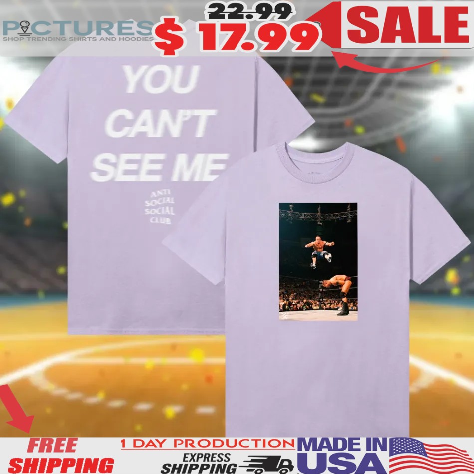 John Cena Anti Social Social Club And Wwe You Can’t See Me T Shirt