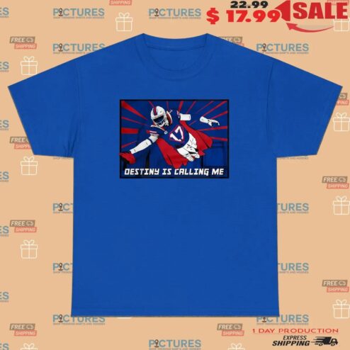 Josh Allen Superman Destiny Is Calling Me T Shirt