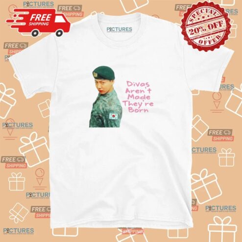 Jungkook BTS Divas Aren't Made They’are Born T Shirt