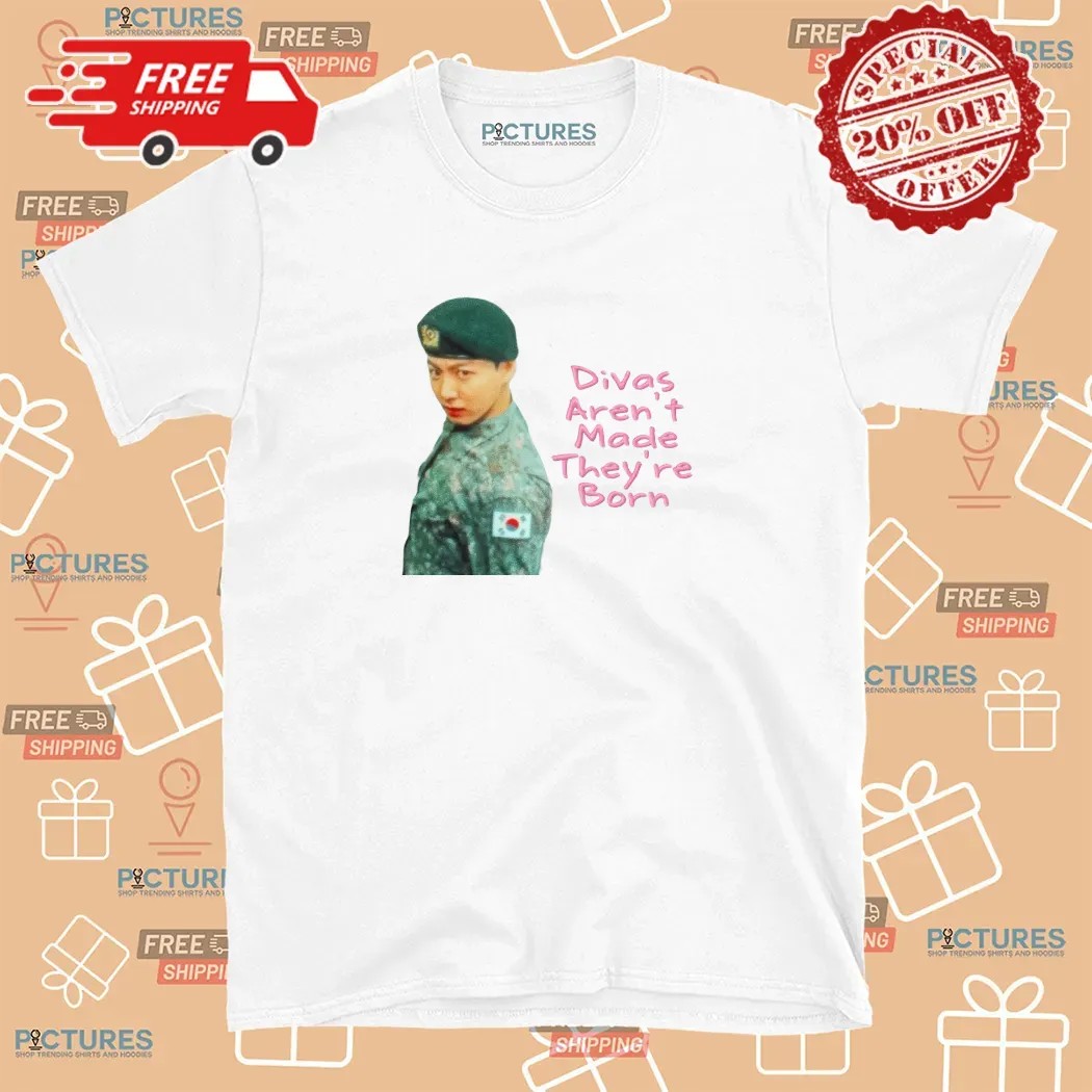 Jungkook BTS Divas Aren't Made They’are Born T Shirt