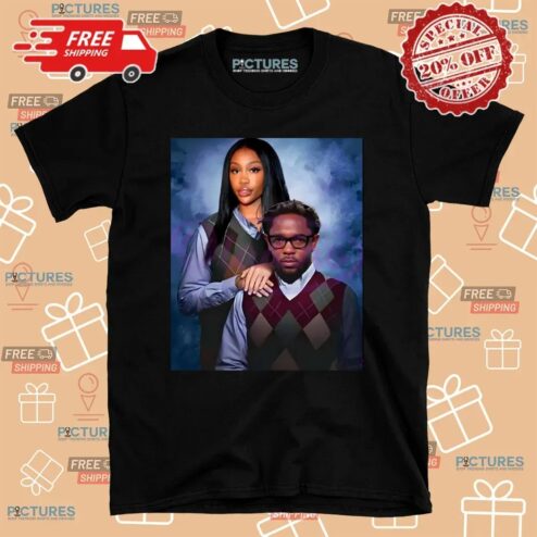 Kendrick Lamar And Sza Step Brothers School Portrait T Shirt
