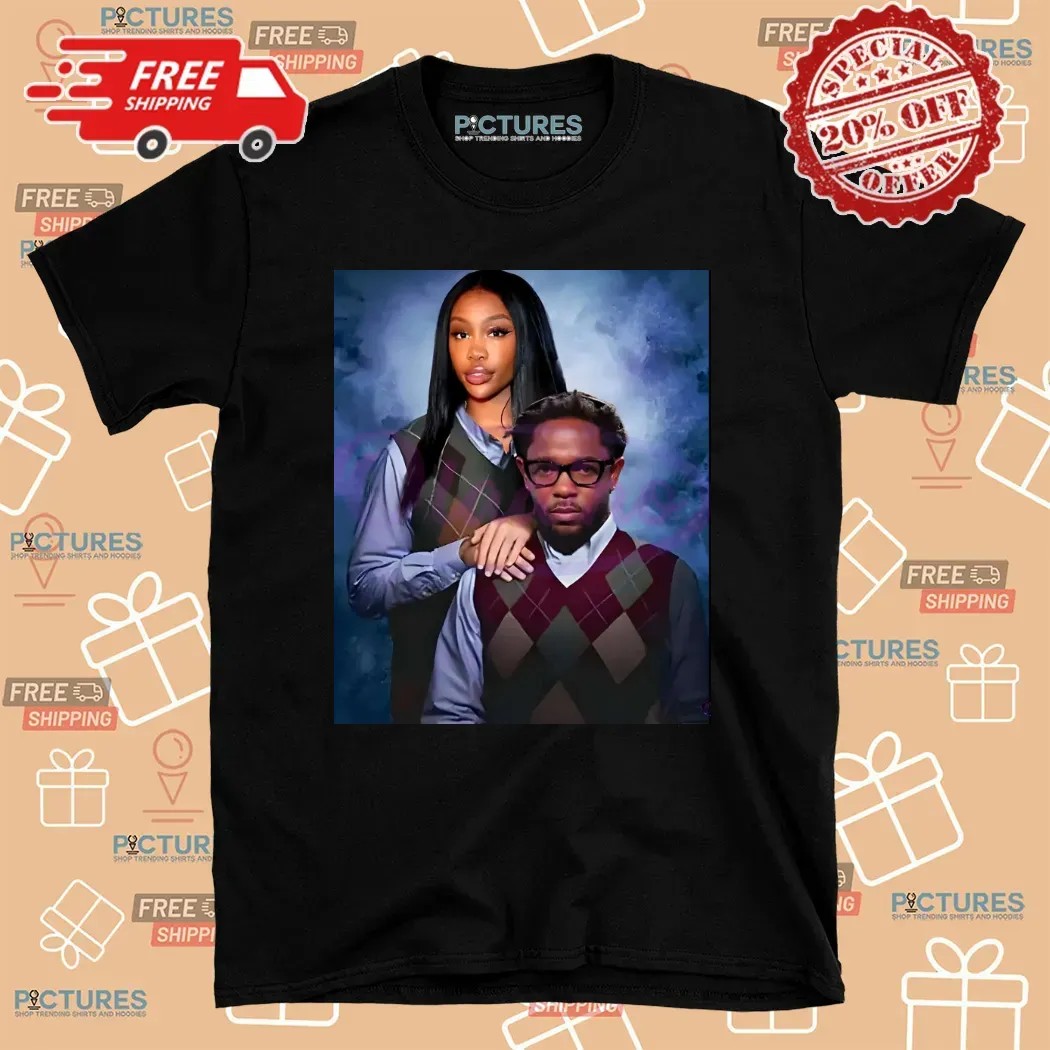 Kendrick Lamar And Sza Step Brothers School Portrait T Shirt