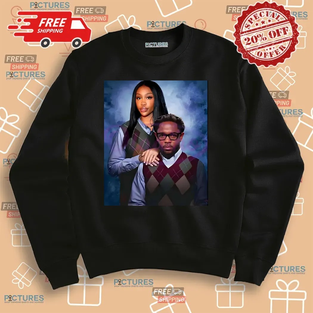 Kendrick Lamar And Sza Step Brothers School Portrait T Shirt