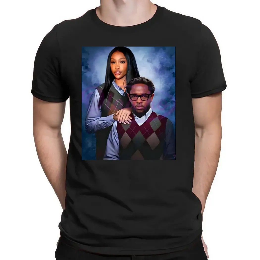 Kendrick Lamar And Sza Step Brothers School Portrait T Shirt