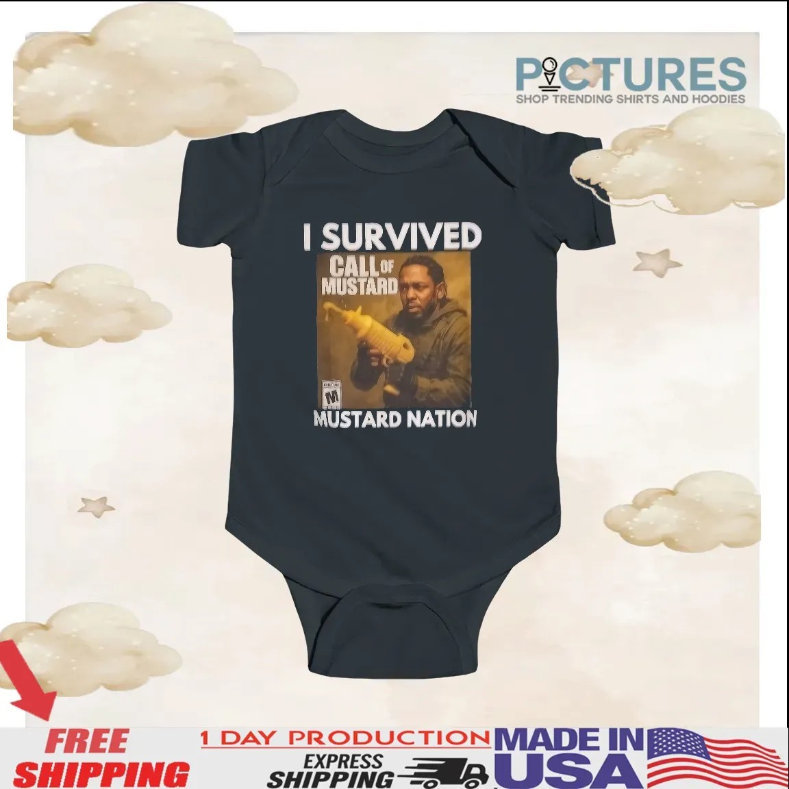 Kendrick Lamar I Survived Mustard Nation Call Of Mustard T Shirt