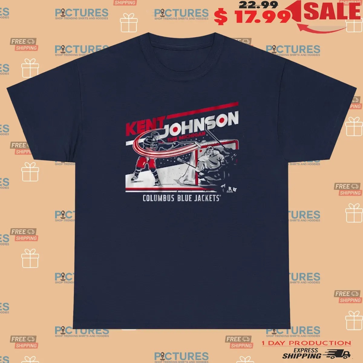 Kent Johnson The Michigan Columbus Blue Jackets T Shirt