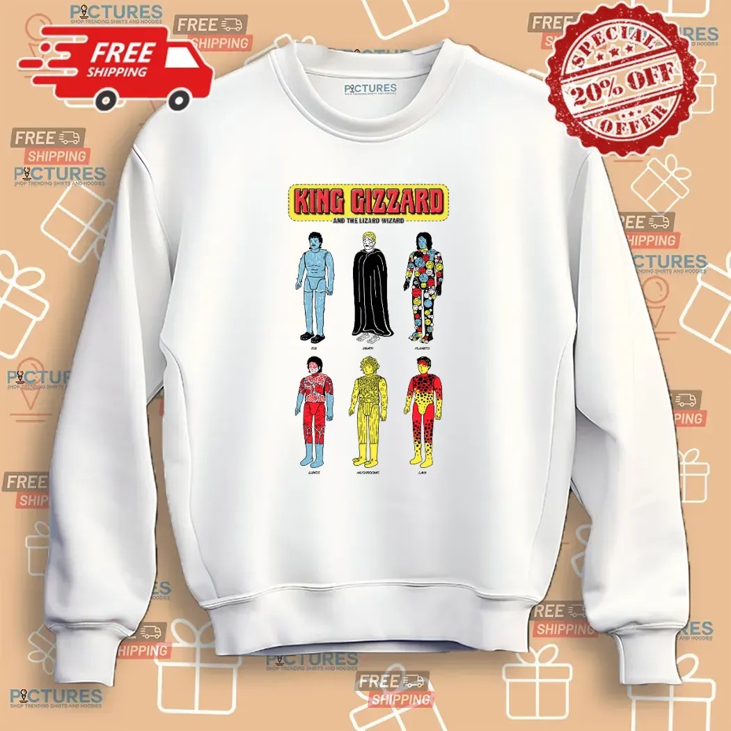 King Gizzard And The Lizard Wizard Ice Death Toys T Shirt King Gizzard And The Lizard Wizard Ice Death Toys T Shirt