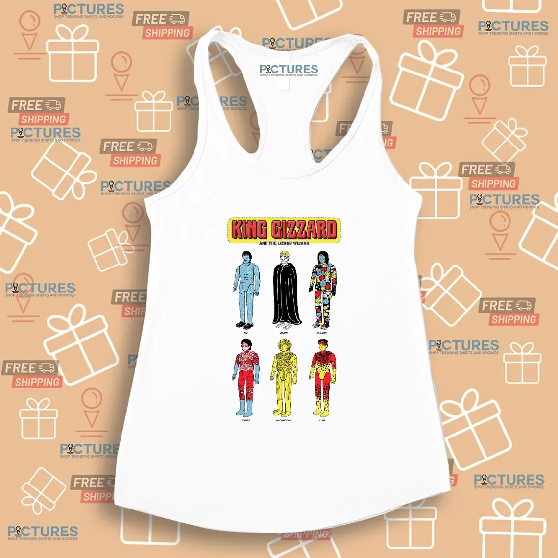 King Gizzard And The Lizard Wizard Ice Death Toys T Shirt King Gizzard And The Lizard Wizard Ice Death Toys T Shirt