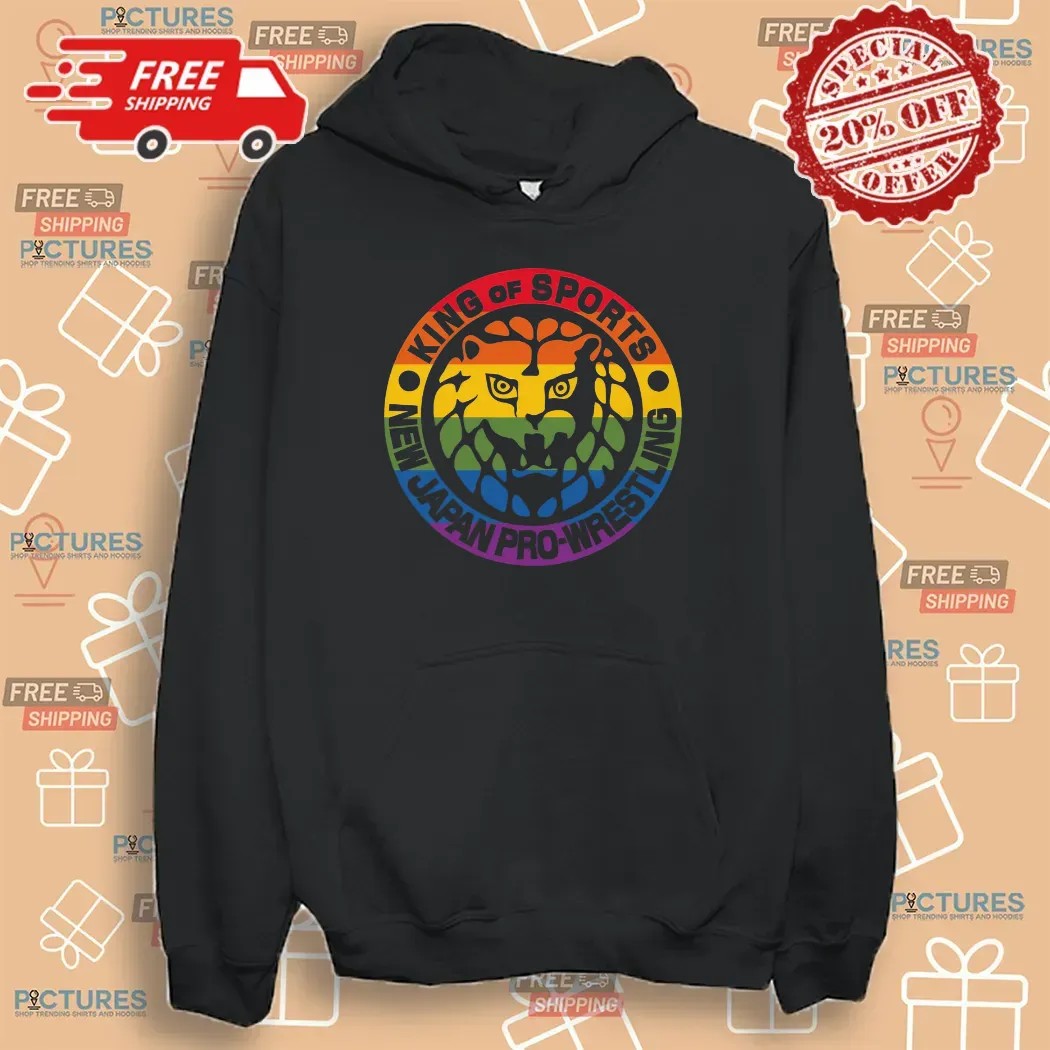 King Of Sports New Japan Pro-wrestling Lion Mark Pride T Shirt