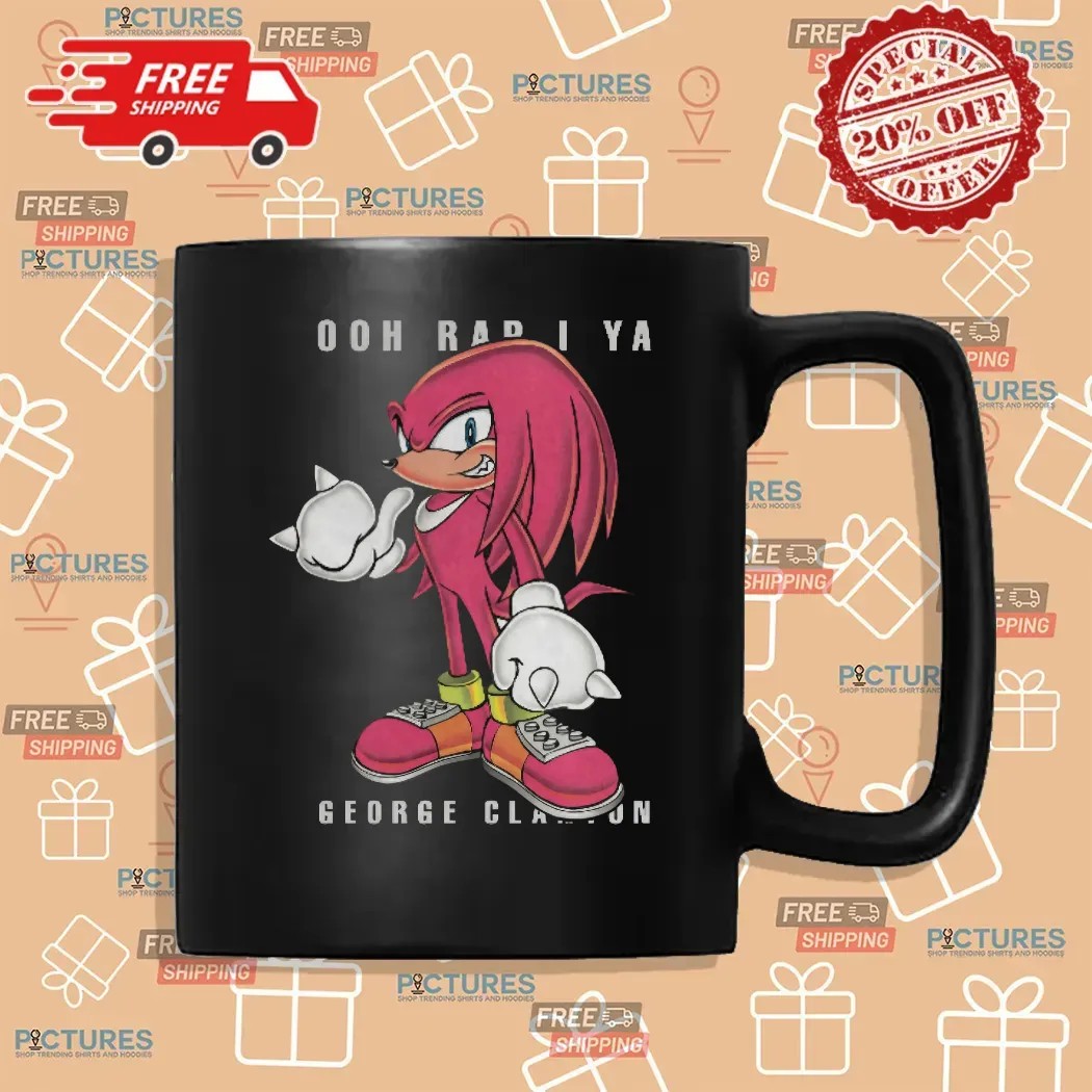 Knuckles The Echidna Ooh Rap I Ya George Clanton Red Sonic Tour T Shirt