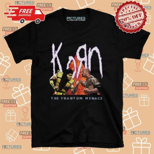 Korn The Phantom Menace Scorpion The Rock Meme T Shirt