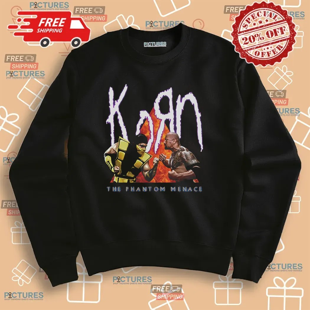 Korn The Phantom Menace Scorpion The Rock Meme T Shirt