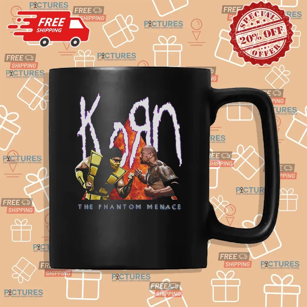 Korn The Phantom Menace Scorpion The Rock Meme T Shirt