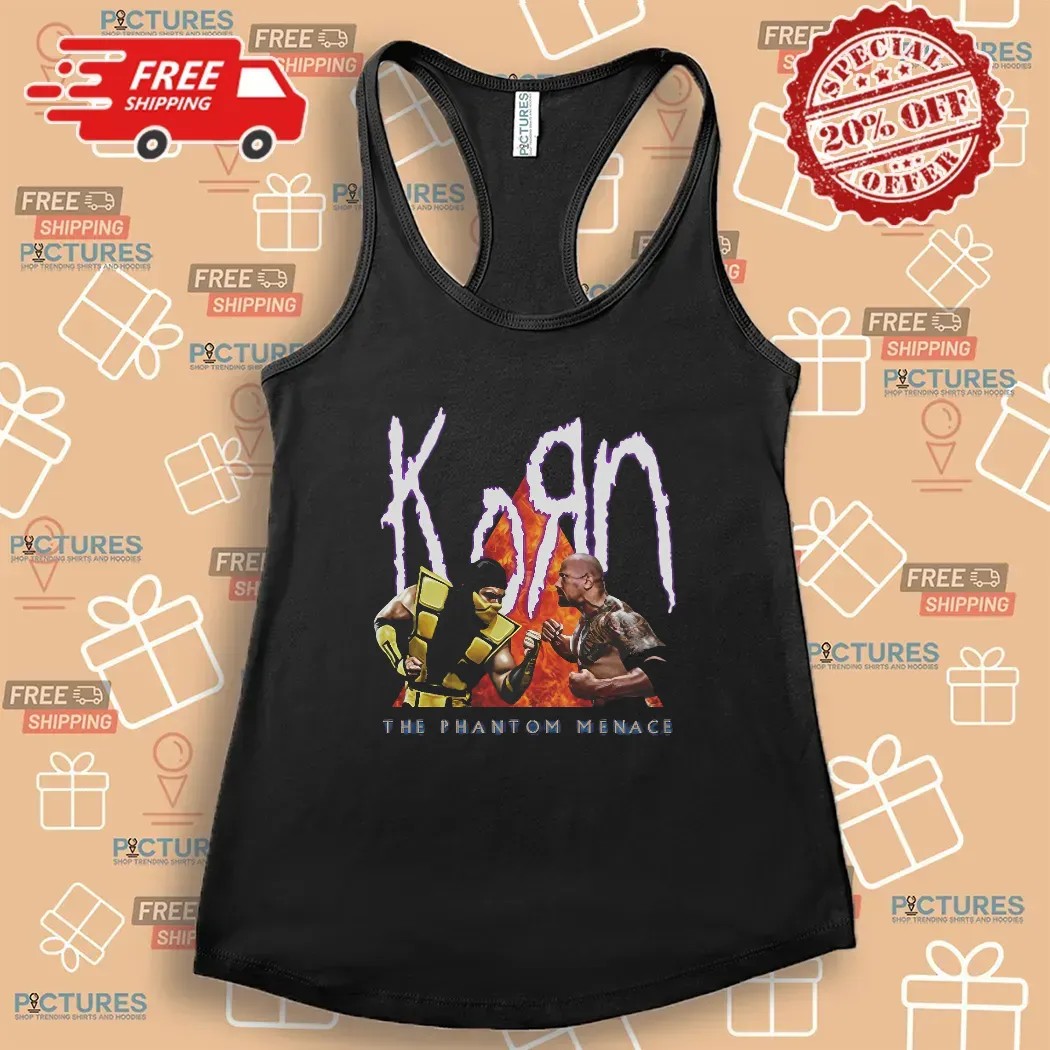 Korn The Phantom Menace Scorpion The Rock Meme T Shirt