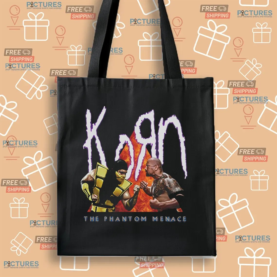 Korn The Phantom Menace Scorpion The Rock Meme T Shirt