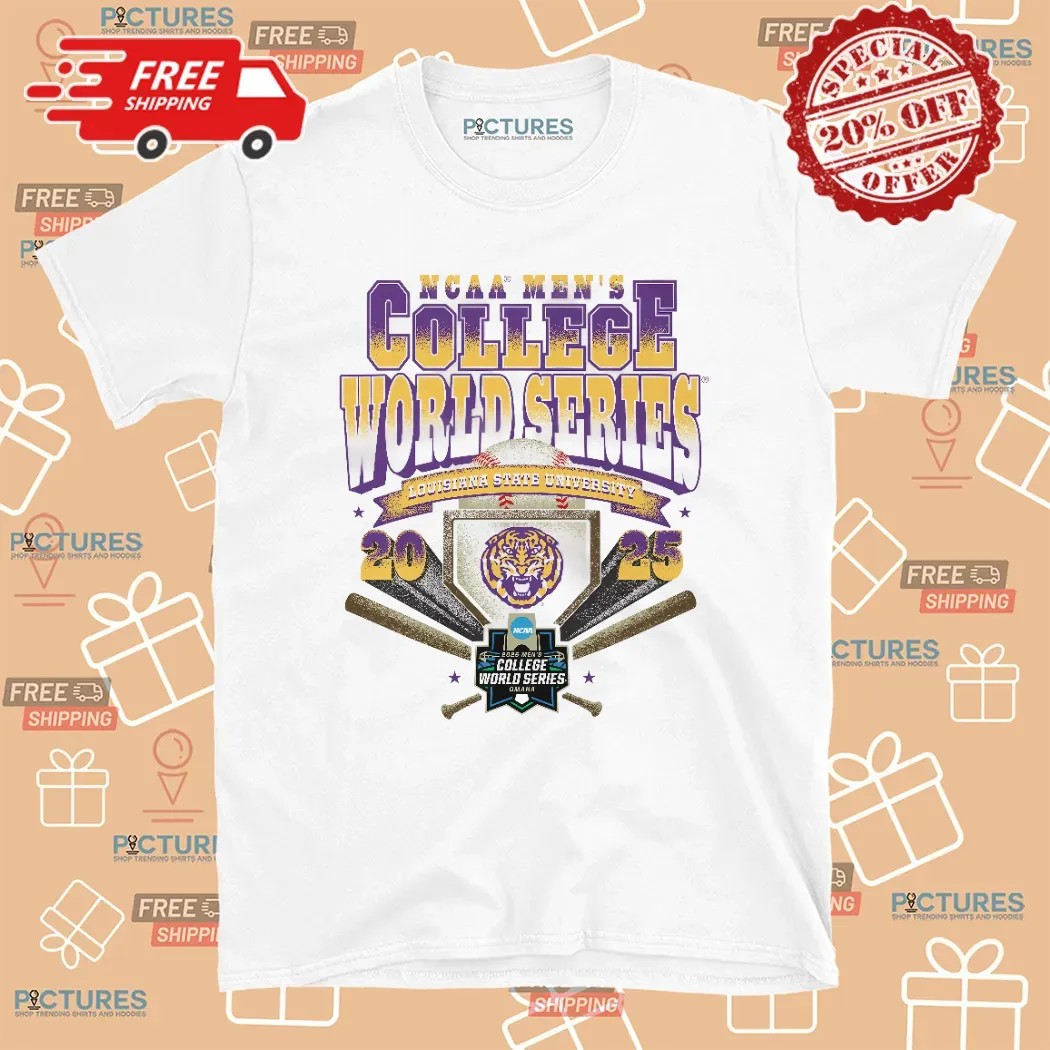 LSU Baseball NCAA Men's College World Series 2025 T Shirt