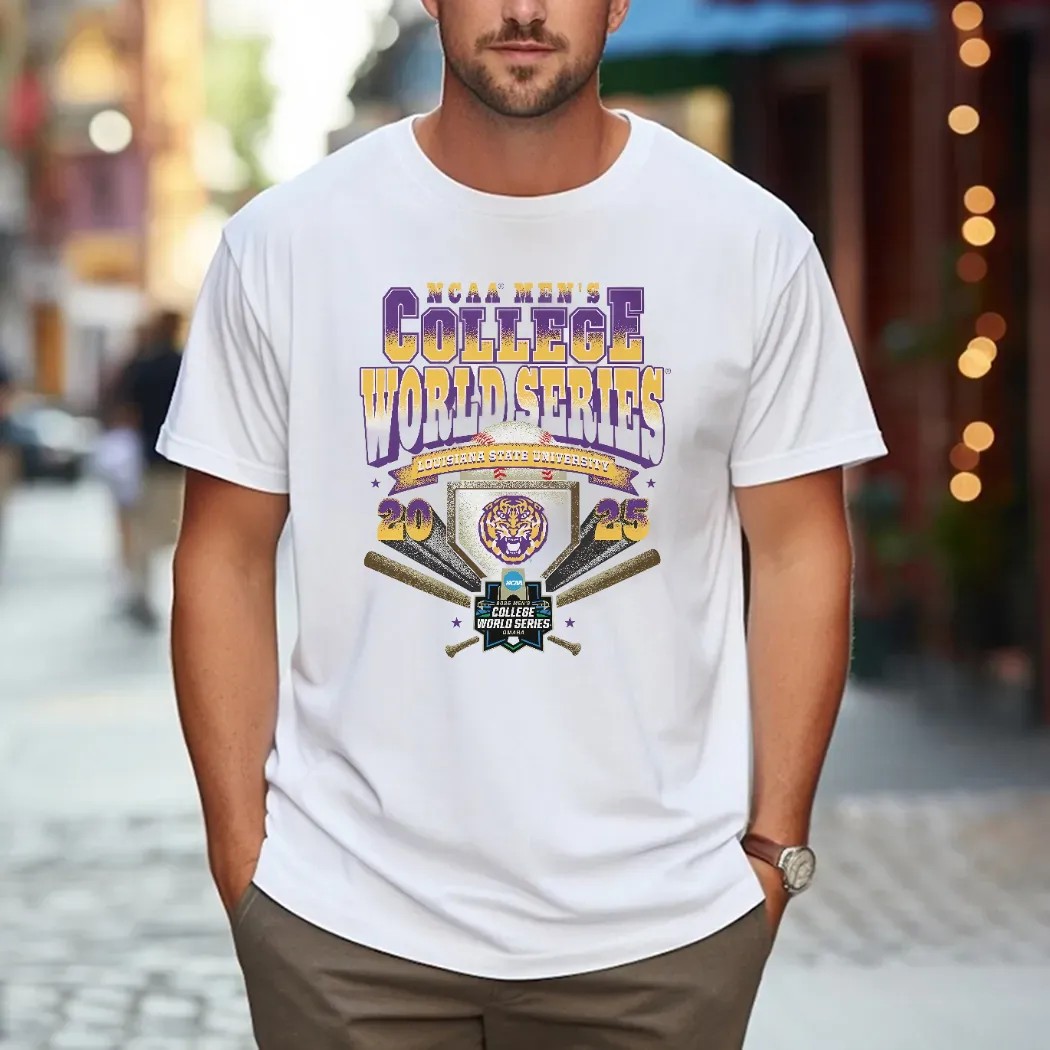 LSU Baseball NCAA Men's College World Series 2025 T Shirt