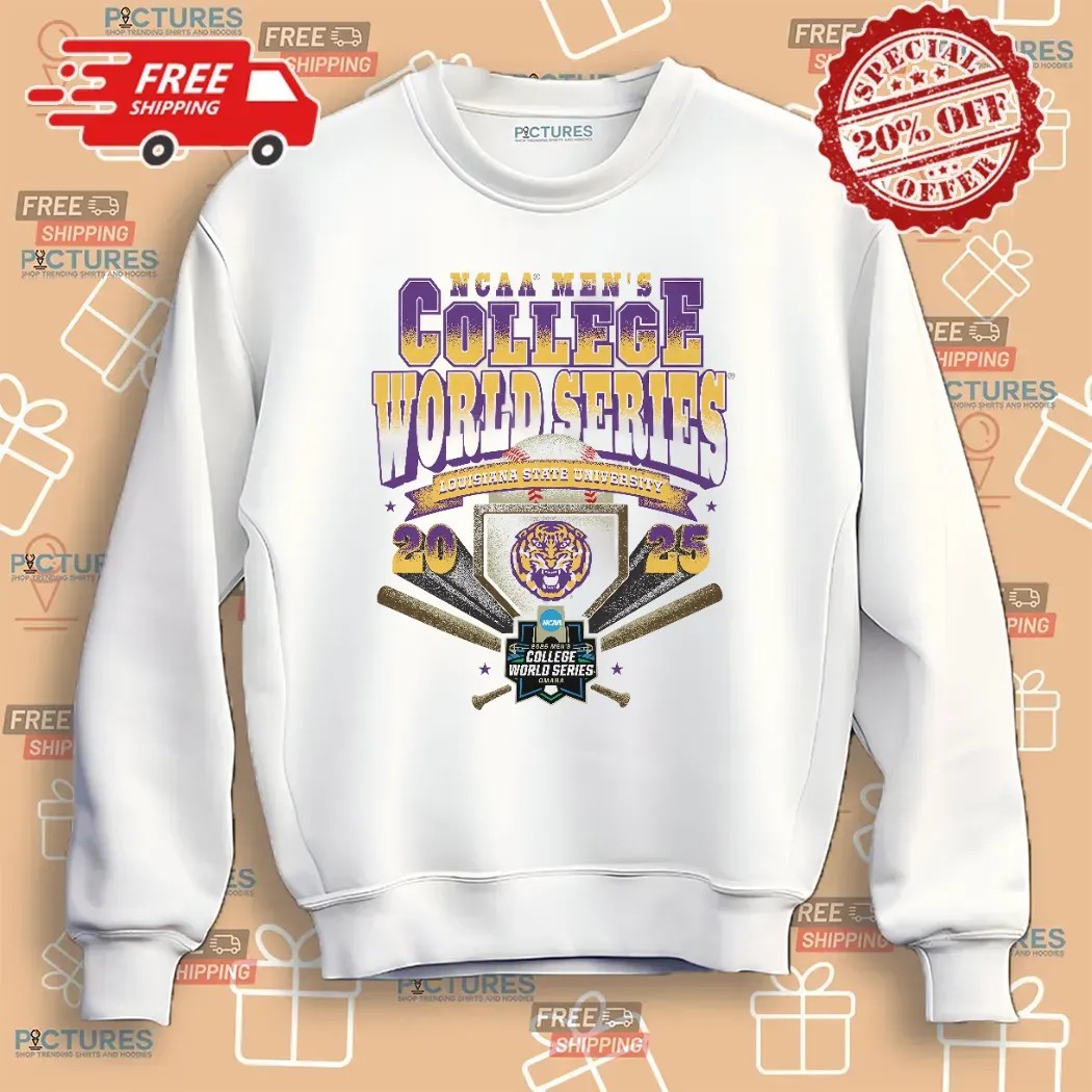LSU Baseball NCAA Men's College World Series 2025 T Shirt