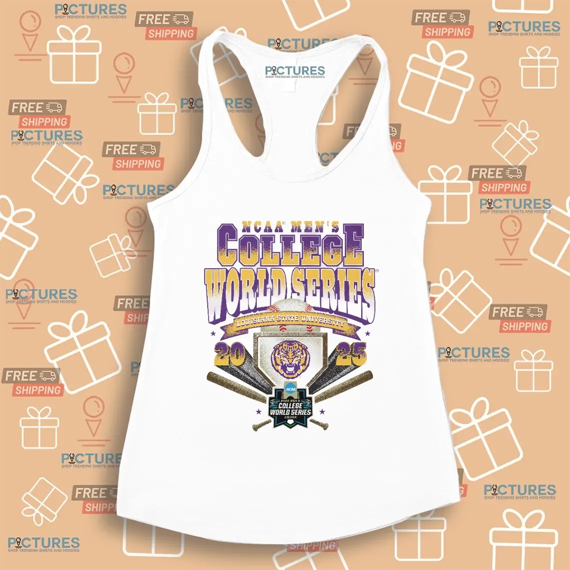 LSU Baseball NCAA Men's College World Series 2025 T Shirt