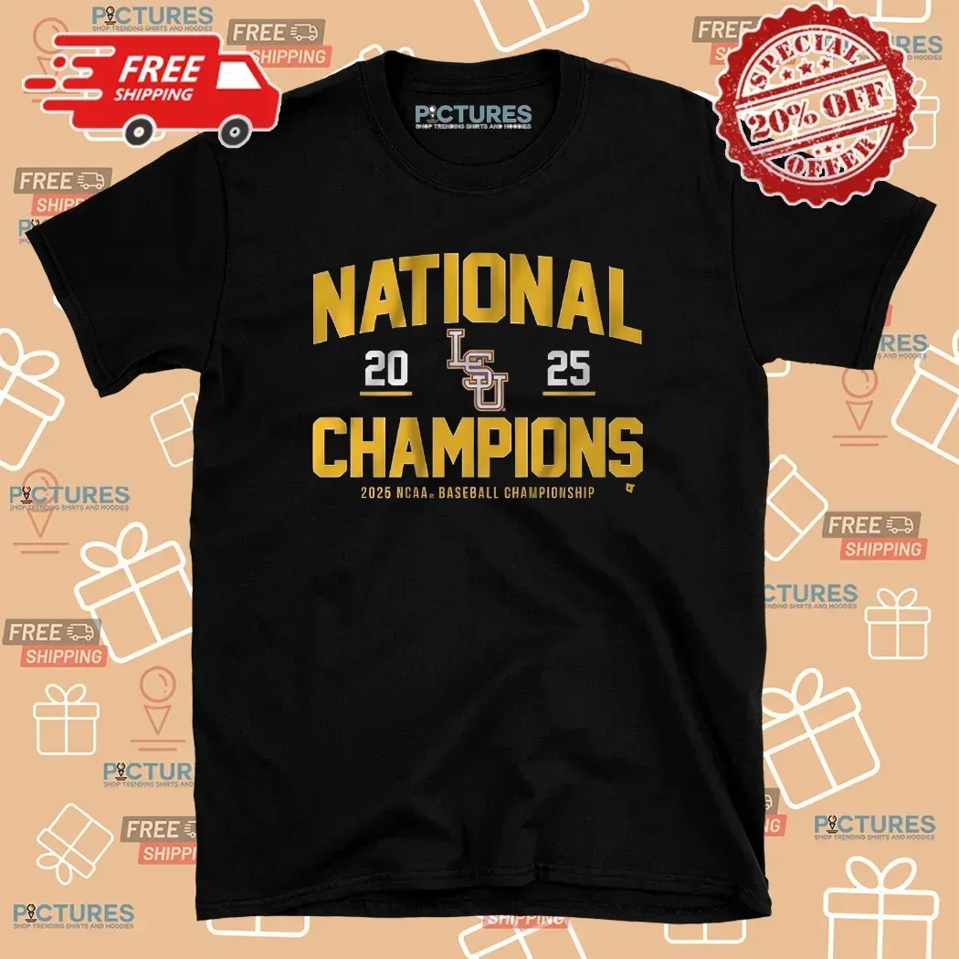 LSU Tigers Baseball 2025 NCAA Championship T Shirt