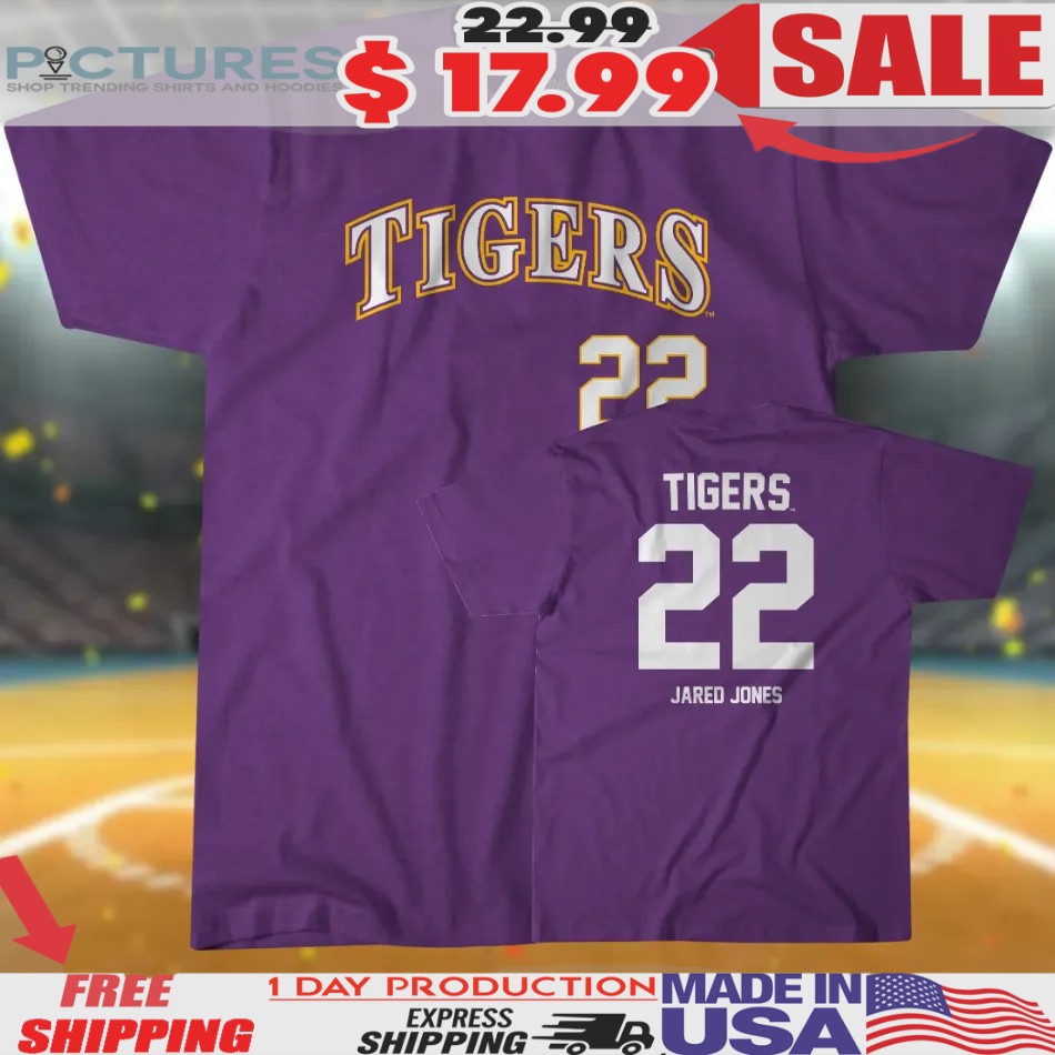 LSU Tigers Baseball Jared Jones 22 T Shirt