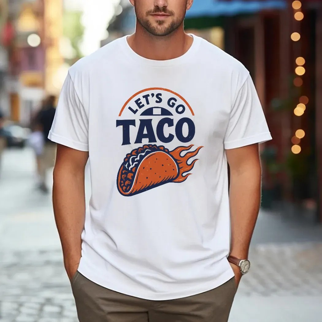 Let's Go Taco Trump Retro Vintage T Shirt