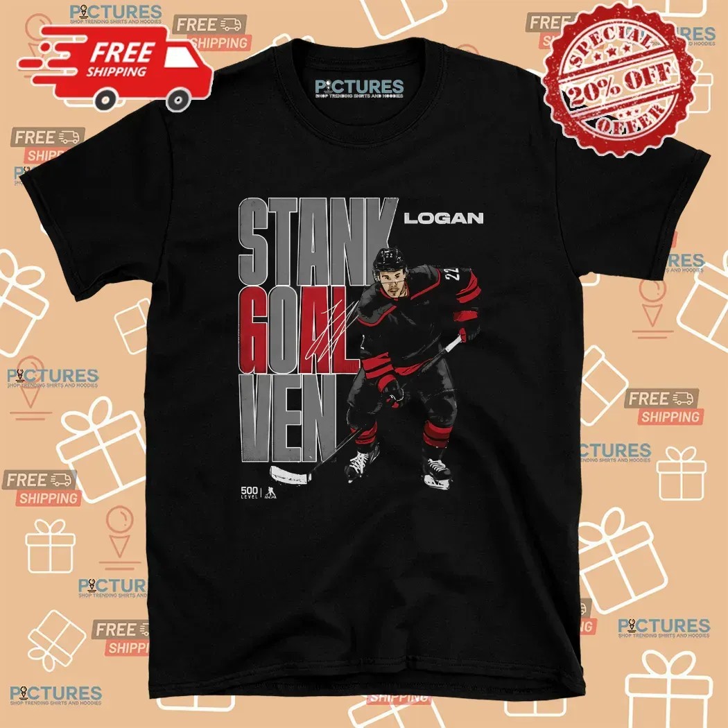 Logan Stankoven Carolina Hockey Goal Signature T Shirt