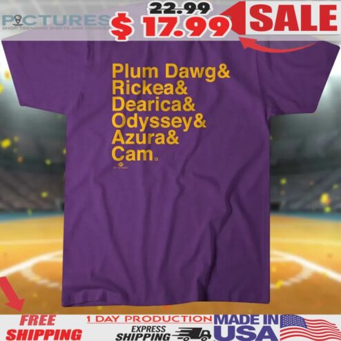 Los Angeles WBB Ampersand Stars 2025 Players Name T Shirt