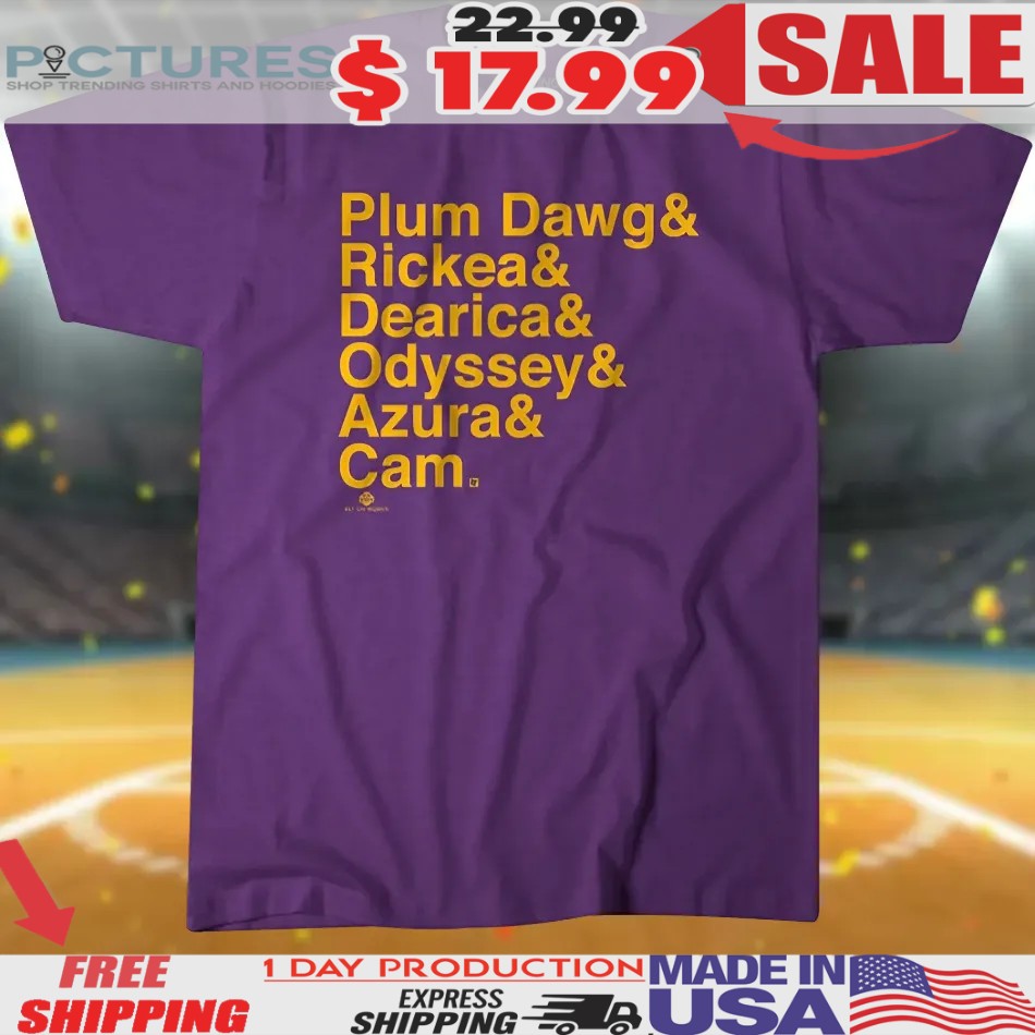 Los Angeles WBB Ampersand Stars 2025 Players Name T Shirt