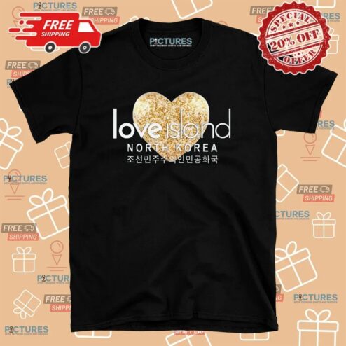 Love Land North Korea Heart T Shirt